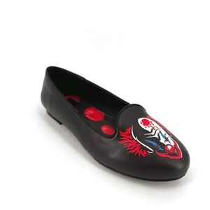 Strange Cvlt Womens Lydia Flats Slip On Ballet Size 10 Horror Halloween Clowns
